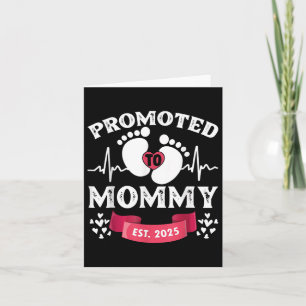 Womens 1st Time Mum Est 2025 New First Mummy Mothe Card