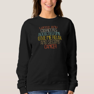 Womens 2022 Joke Sarcastic Quote Coffee Sweatshirt