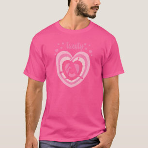Womens 20 Year Old Cute Tennis Birthday Girl 20th  T-Shirt