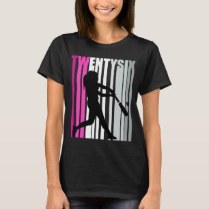 Womens 26th Baseball Birthday Softball Queen Base  T-Shirt