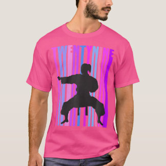 Womens 29Th Birthday Karate Retro 29 Today Judo Ji T-Shirt