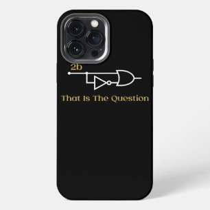 Womens 2B Or Not 2B That Is The Question Circuit iPhone 13 Pro Max Case