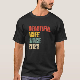 Womens 2nd Wedding Anniversary for Her Handsome Wi T-Shirt