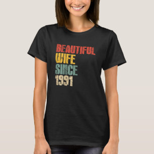 Womens 32nd Wedding Anniversary for Her Handsome W T-Shirt