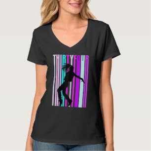 Womens 34th Dance Birthday For Girls Hiphop Dancer T-Shirt