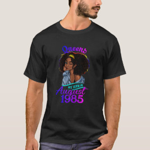 Womens 37 Years Birthday Girls 37th Birthday Queen T-Shirt