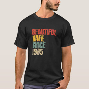 Womens 38th Wedding Anniversary for Her Handsome W T-Shirt