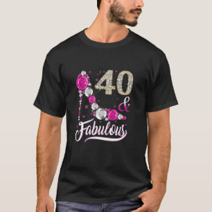 Womens 40Th Birthday . 40 T-Shirt
