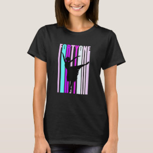 Womens 41st Dance Birthday For Women Elegant Class T-Shirt