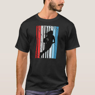 Womens 44th Basketball Birthday Womens Retro Vinta T-Shirt