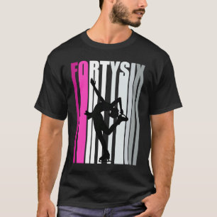Womens 46th Birthday Ice Skating Queen Ice Skater T-Shirt