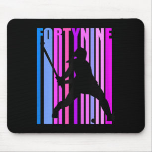 Womens 49th Birthday Field Hockey Player Sports Gi Mouse Mat