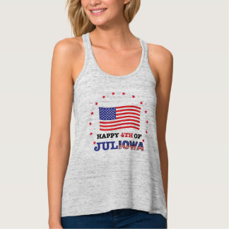 Women's 4th of JULIOWA w/ Stars - Tank Top