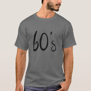 Womens 60S Theme Party Outfit, 60S Flower Power, R T-Shirt