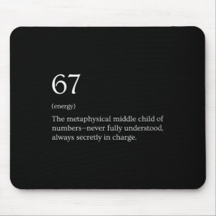 Womens 67 Definition Meme V-neck Mouse Mat
