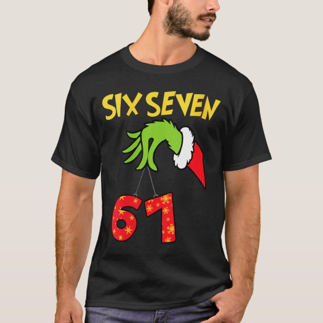 Womens 6 7 Six Seven Gen Z Alpha Meme Slang Holida T-Shirt (Front)