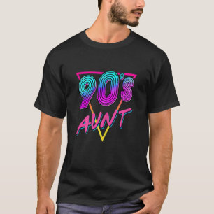 Womens 80's 90's Aunt Vintage 80s 90s Costume Retr T-Shirt