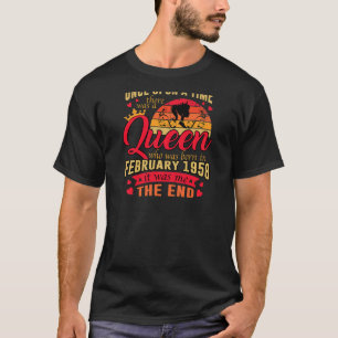 Womens A Queen Born In February 2006 17th Birthday T-Shirt