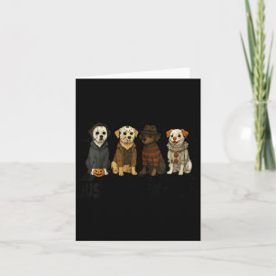 Womens A Spooky Paw Halloween Dog Halloween Card