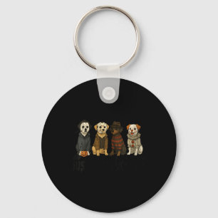 Womens A Spooky Paw Halloween Dog Halloween Key Ring