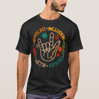 Womens Accept Adapt Advocate Inclusion Equity Equa T-Shirt