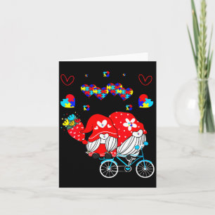 Womens Accept Understand Love Autism Awareness Gno Card