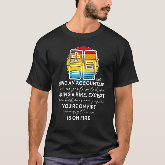 Womens  Accountant Accounting Cool Accountant 125 T-Shirt (Front)