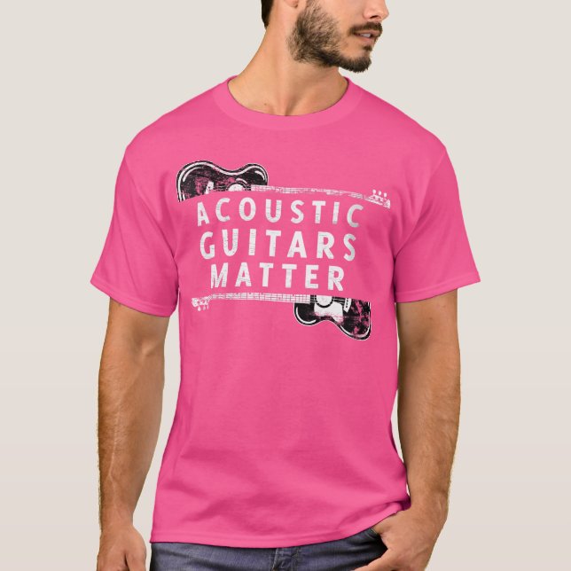 Womens Acoustic Guitar Player  Acoustic Guitars Ma T-Shirt (Front)