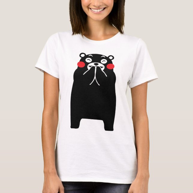 Women's Adult T-Shirt with Kumamon on front (Front)