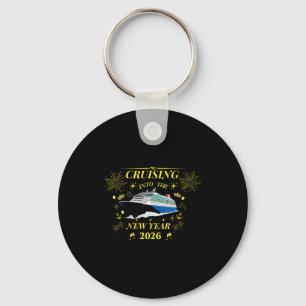 Womens Adventure Awaits – Welcome 2026 V-neck  Key Ring