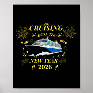 Womens Adventure Awaits – Welcome 2026 V-neck Poster