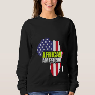 Womens African American For Usa America And Afric Sweatshirt