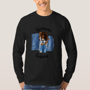 Womens Afro Guatemalan Gemini Queen African Guatem T-Shirt