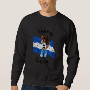 Womens Afro Nicaraguan Taurus Queen African Nicara Sweatshirt
