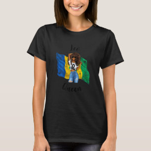 Womens Afro St Vincent Leo Queen African St Vincen T-Shirt