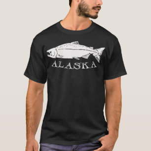 Womens Alaska King Salmon Fishing Ketchikan Vacati T-Shirt