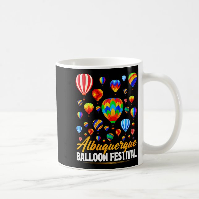 Womens Albuquerque Hot Air Balloon Festival Balloo Coffee Mug (Right)