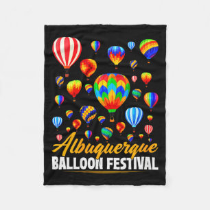 Womens Albuquerque Hot Air Balloon Festival Balloo Fleece Blanket