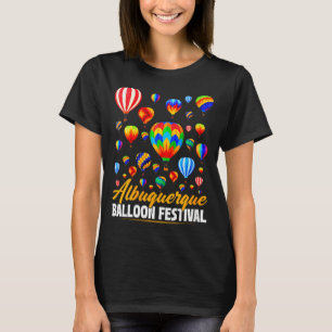 Womens Albuquerque Hot Air Balloon Festival Balloo T-Shirt