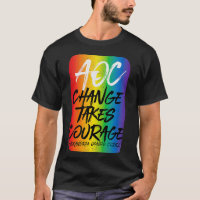 Womens Alexandria Ocasio-Cortez, AOC, Change Quote
