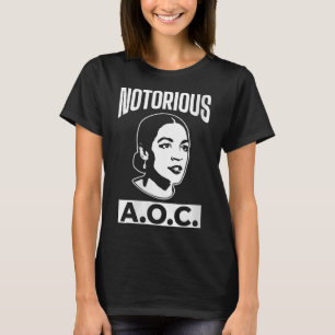 Womens Alexandria Ocasio-cortez The Notorious Aoc T-Shirt