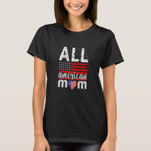 Womens All American Mum Mothers Day Women's Day An T-Shirt