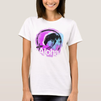 Women's "Aloha Wave" Surf T-Shirt