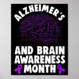 Womens Alzheimers and Brain Awareness Month Poster