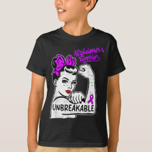 Womens alzheimer's warrior awareness dementia T-Shirt