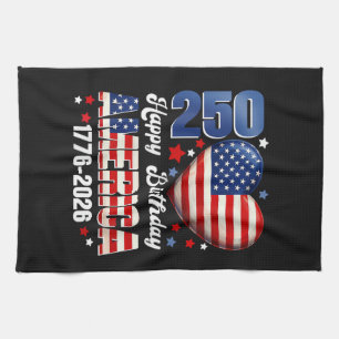 Women's America USA 250 Years Birthday 250th Anniv Tea Towel