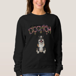 Womens American Dogmom American Bulldog 4 Sweatshirt