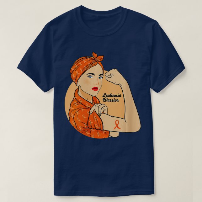 Womens AML Leukaemia Awareness Products Unbreakabl T-Shirt (Design Front)