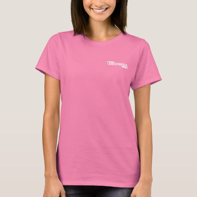 Women's Anaesthesia Logo Jacket T-Shirt (Front)