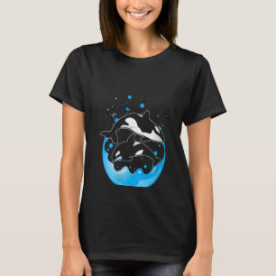Womens Animal Orca Ocean Animal Orca Killer Whale  T-Shirt